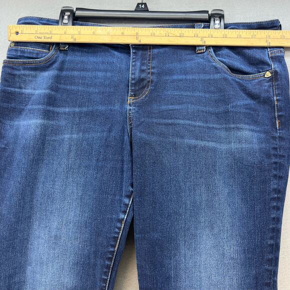 Kut From The Kloth Jeans Women's 16 Blue Catherine Boyfriend Preppy Normcore - Picture 2 of 13